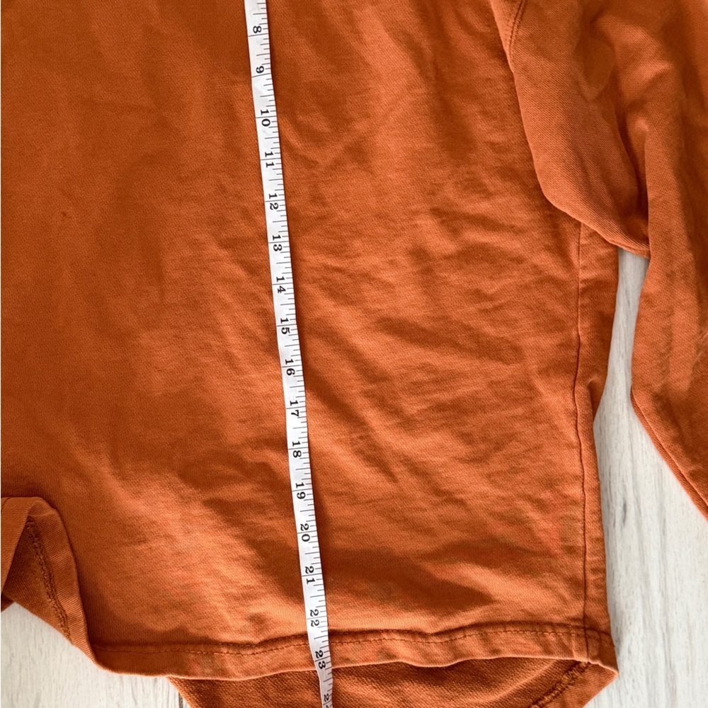 Outfitter Trading Co Women's Small Lake Tahoe Crewneck Sweatshirt Orange Burnt - Picture 7 of 9